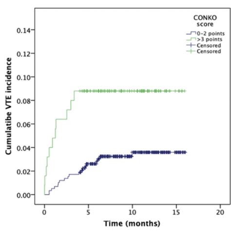 Cumulative Incidence Of Venous Thromboembolism According To PROTECHT