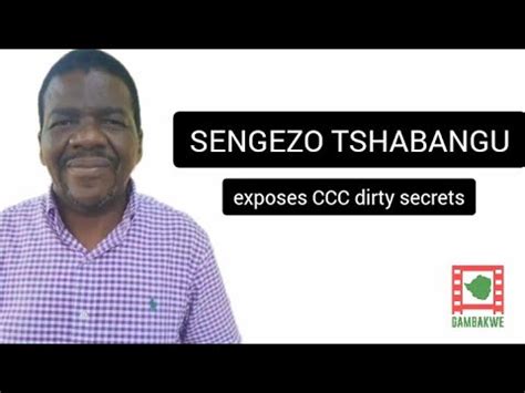 Sengezo Tshabangu Exposes Ccc Dirty Secrets Youtube