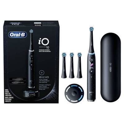 Oral B Io Series 10 Electric Toothbrush Cosmic Black Target