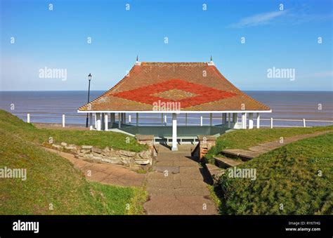 A View Of A Public Shelter On The West Cliffs In The North Norfolk