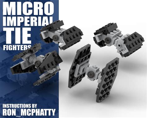 Lego Moc 35570 Micro Imperial Tie Fighters Star Wars Star Wars