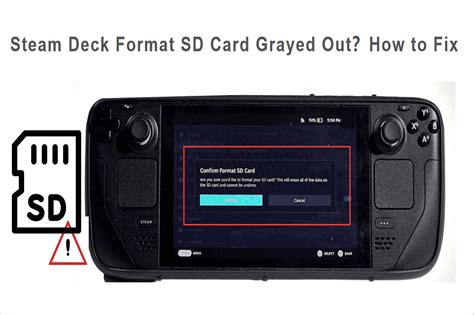 What To Do If Steam Deck Format Sd Card Grayed Out