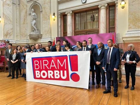 Novi Slogan Dela Opozicije Koji Izlazi Na Izbore Biram Borbu Morava