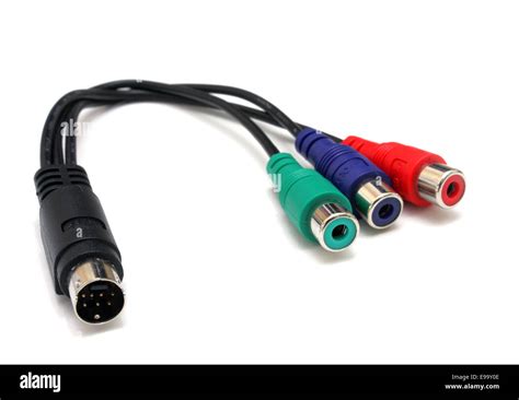 audio video cables Stock Photo - Alamy