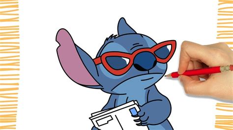 Como desenhar o STITCH DE ÓCULOS I Fácil Passo a Passo YouTube