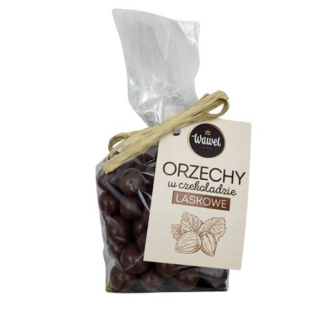 Orzechy laskowe w mlecznej czekoladzie 150g Słodki Wawel