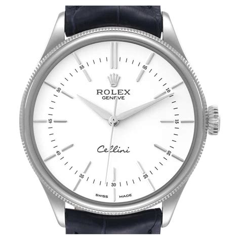 Vintage Rolex Cellini White Gold Watch At 1stDibs Vintage White Gold