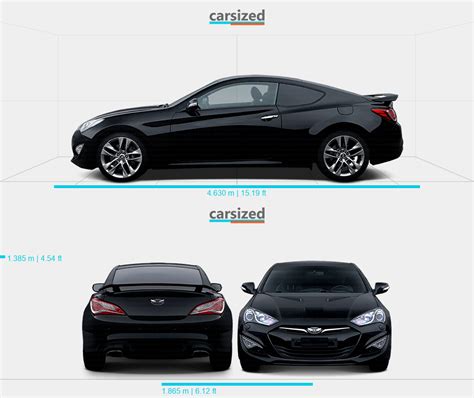 Hyundai Genesis Coupe Dimensions Side View