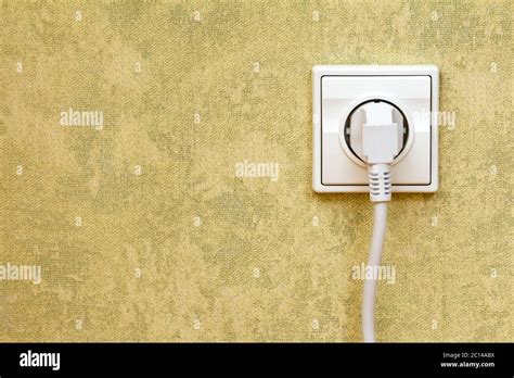 Cord Plugged Into An Outlet Hi Res Stock Photography And Images Alamy