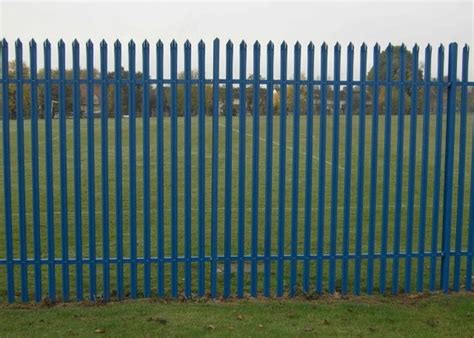 D And W Pale Green Powder Coating Steel Palisade Fence Panel 1 8m