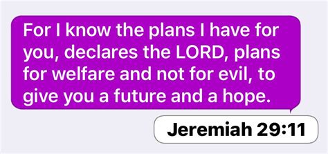 Jeremiah 29 11 For I Know The Plans I Have For You Declares The Lord