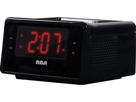 Rca Clock Radio For Charging Iphone And Ipod Rc I Newegg