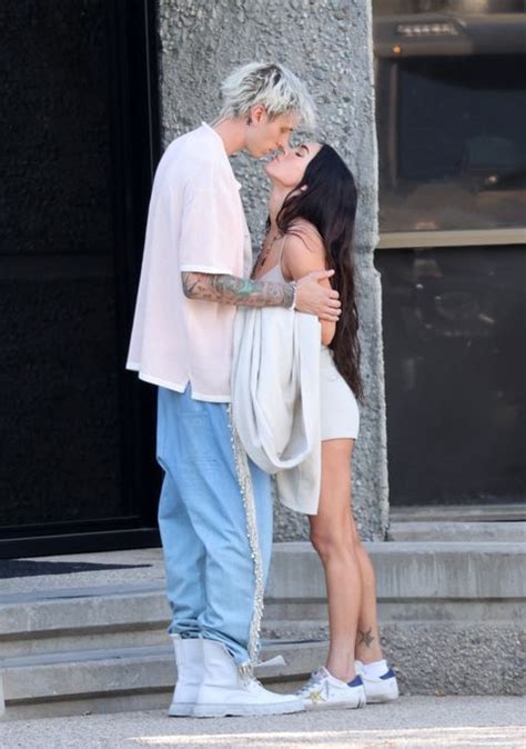 Megan Fox And Machine Gun Kelly Spotted Kissing In L A