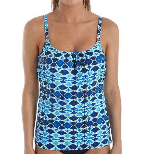 Fantasie Ink Tuscany Underwire Tankini Swim Top Us 38h Uk 38ff Swimwear