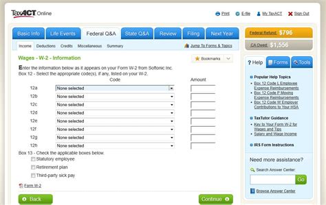 TaxACT Online Online