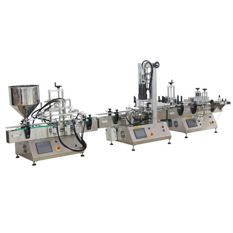 Automatic Linear Filling Sealing Capping Labeling Machine Cosmetic