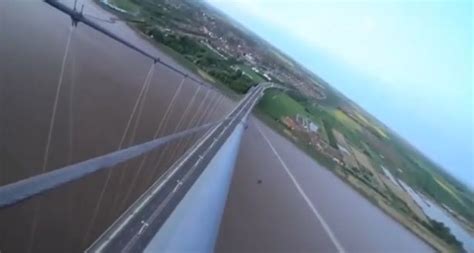 Daredevil Who Climbed Humber Bridge And Filmed It In This Jaw Dropping