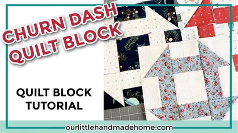 How To Make A Churn Dash Quilt Block Essential Building Blocks Of Quilting Youtube