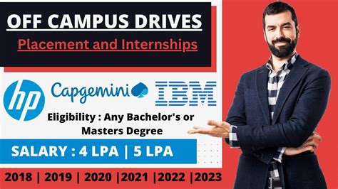 IBM Capgemini HP Off Campus Hiring Jobs For Freshers All