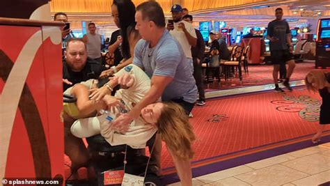 Four Women Involved In Chaotic Semi Naked Las Vegas Brawl Were Fighting Over The Same Married