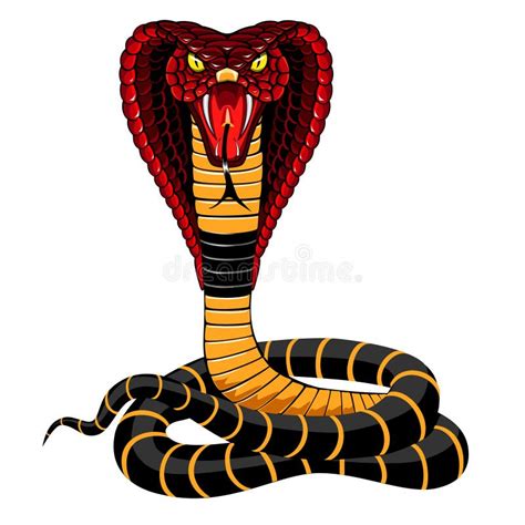 Cobra ilustración del vector Ilustración de escala venenoso 42576864