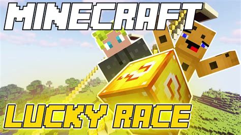 Minecraft Lucky Race Das Ultimative Lucky Block Wettrennen YouTube