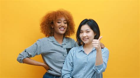 Multiracial Friendship Or Lesbian Relationship Concept African