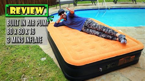 Unboxing And Review Of Luxchoice Queen Inflatable Mattress YouTube