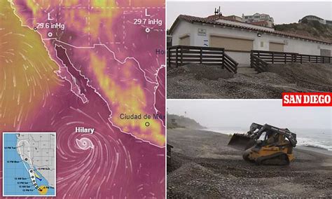 Hurricane Hilary Becomes Category 3 On Path To California As Los