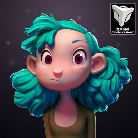 Turquoise Haired Girl Julien Kaspar On Artstation At