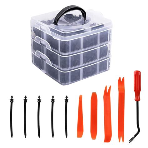 Set Piese Clipsuri Cleme De Fixare Universale Din Plastic Pentru