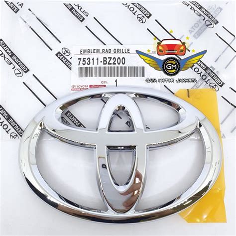 Jual Emblem Logo Toyota Pintu Bagasi Belakang All New Avanza 75311