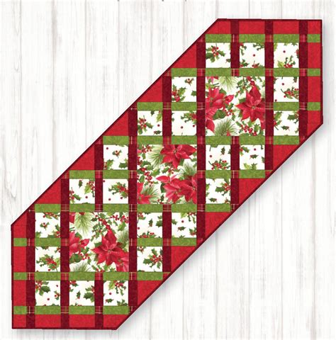 Quilt Inspiration Free Pattern Day Christmas Table Runners