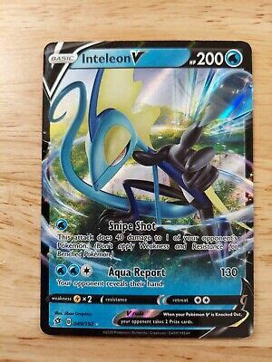 Inteleon V Rebel Clash Nm Ultra Rare Pokemon Card Ebay