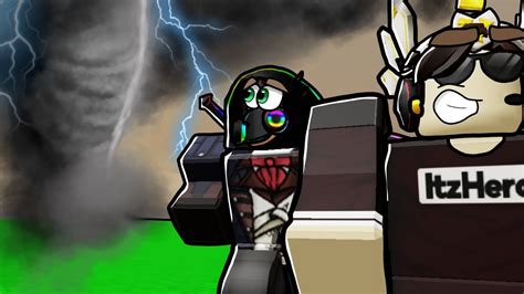We Survived The Deadliest Tornadoes In Roblox Youtube