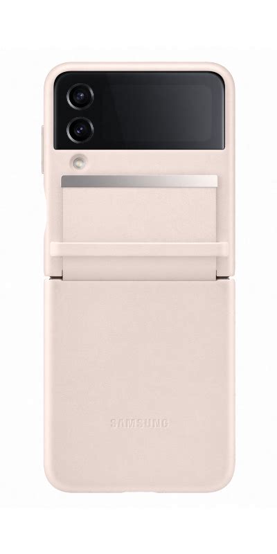 Samsung Z Flip Flap Leather Cover Peach Buy Yours From Spark