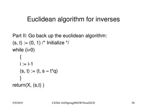 Gcd Csci 284162 Spring 2009 Gw Ppt Download