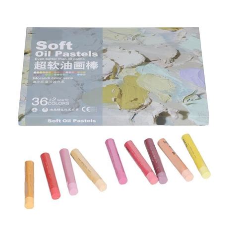 TMISHION pastels doux 38pcs pastels à l huile sûrs fiables bricolage