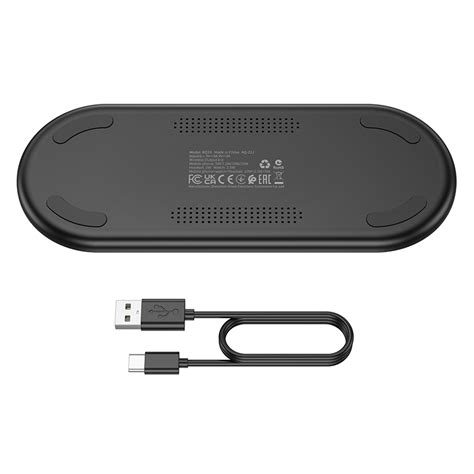 BOROFONE BQ19 Powerful 3 in 1 Wireless Fast Charger Black