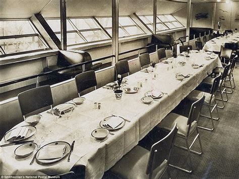 Rare photos of the Hindenburg's lounge and dining quarters - WSTale.com