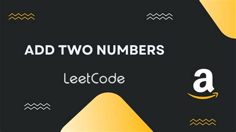 Add Two Numbers Leetcode C Youtube