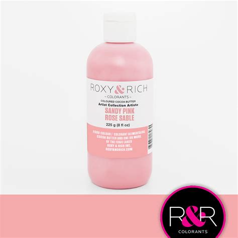 Roxy And Rich Sandy Pink Cocoa Butter 8 Oz Pastry Depot