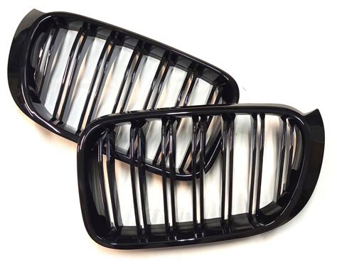 Atrapa Grill Nerki Kratki Kpl Czarny Po Ysk Bmw X F X F Lift