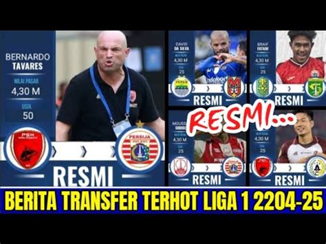 Resmi Rekap Transfer Terhot Liga Persija Persebaya