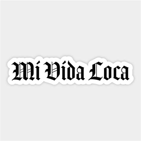 Mi vida loca by pictandra | Small tattoos for guys, Chicano style tattoo, Lettering