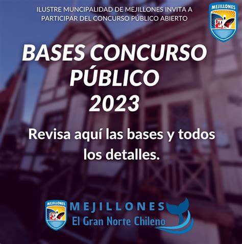 Bases Concurso P Blico Mejillones