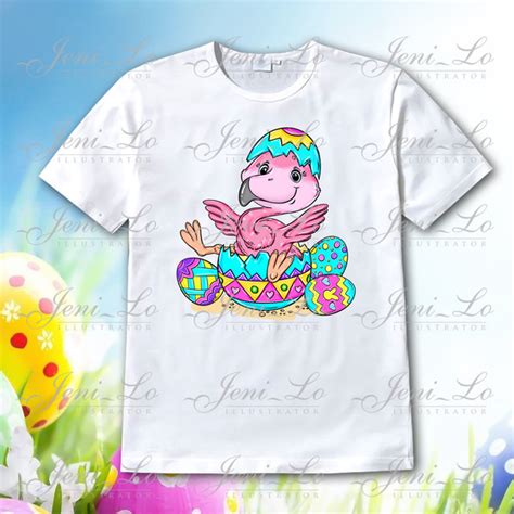 Cute Baby Flamingo Png File Easter Eggs Clipart Kids Design Inspire