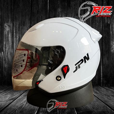 Jual JPN GALAXY HELM HALFFACE SOLID ORIGINAL STANDART SNI Motorcycle