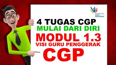 Tugas Cgp Mulai Dari Diri Modul Visi Guru Penggerak Di Lms Youtube