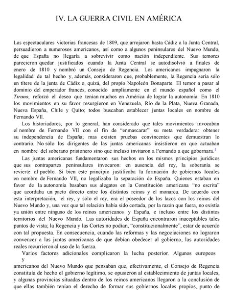 Rodriguez E La Independencia De La America Espa Ola Iv La Guerra